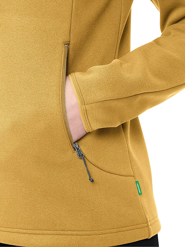 VAUDE | Damen Fleecejacke Idris Hoodie | gold