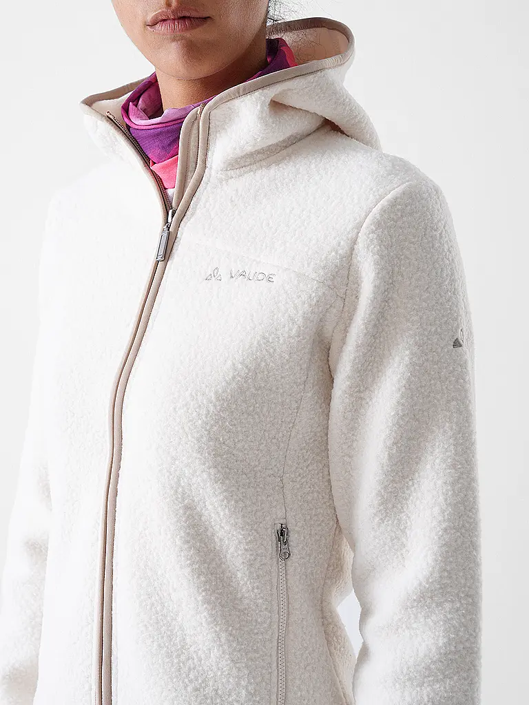 VAUDE | Damen Fleecejacke Kathi Polar Hoodie | creme