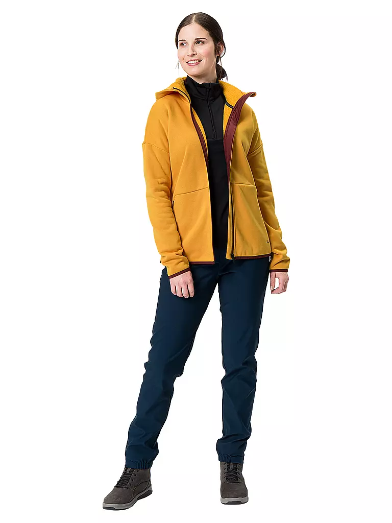 VAUDE | Damen Fleecejacke Mineo Hoodie | senf