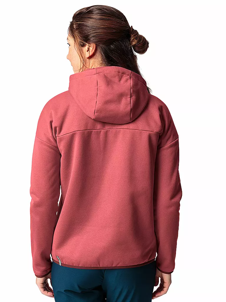 VAUDE | Damen Fleecejacke Mineo Hoodie | dunkelrot