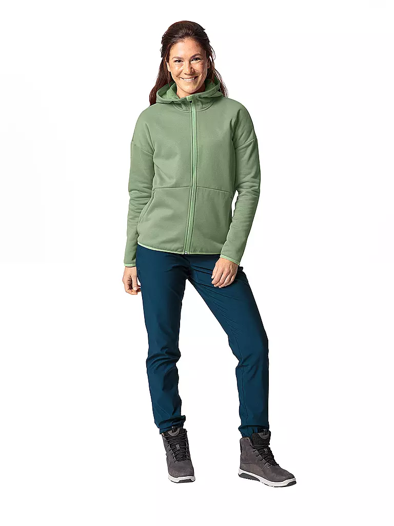 VAUDE | Damen Fleecejacke Mineo Hoodie | olive