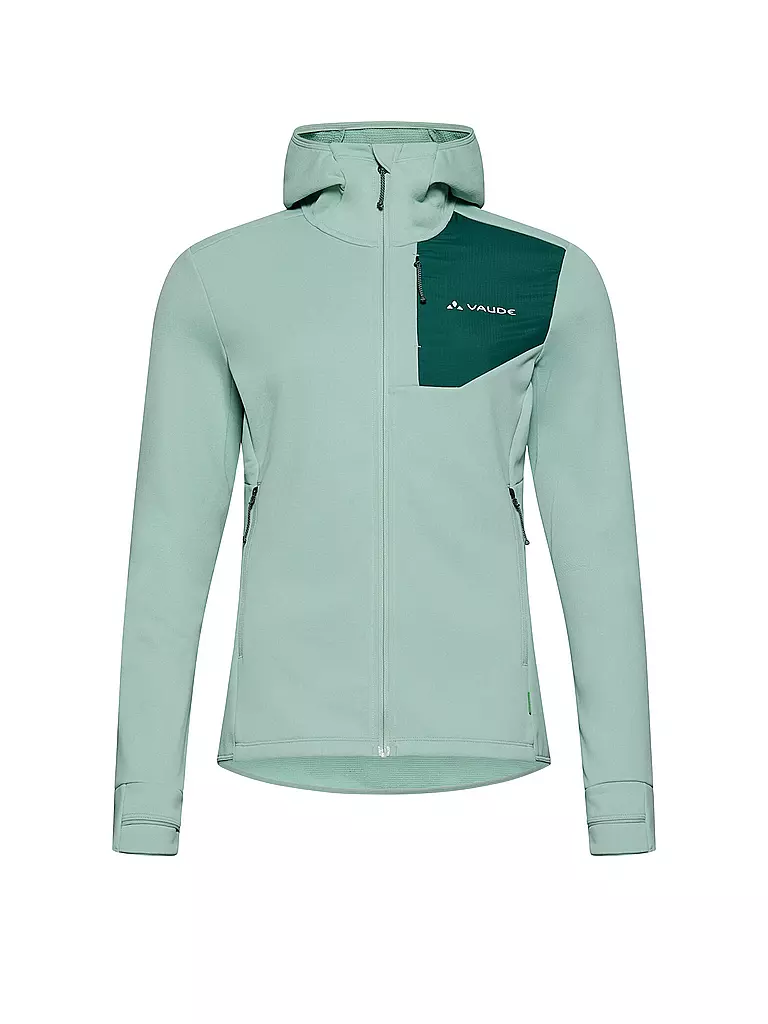 VAUDE | Damen Fleecejacke Monviso III Hoodie | hellgrün