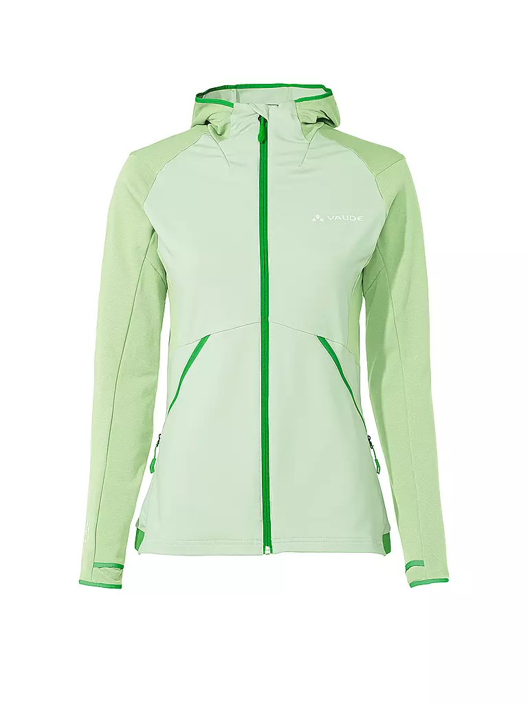 VAUDE | Damen Fleecejacke Scopi Hoodie | hellgrün