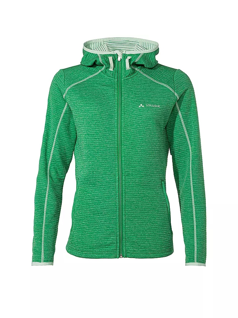 VAUDE | Damen Fleecejacke Skomer Hiking Hoodie | grün