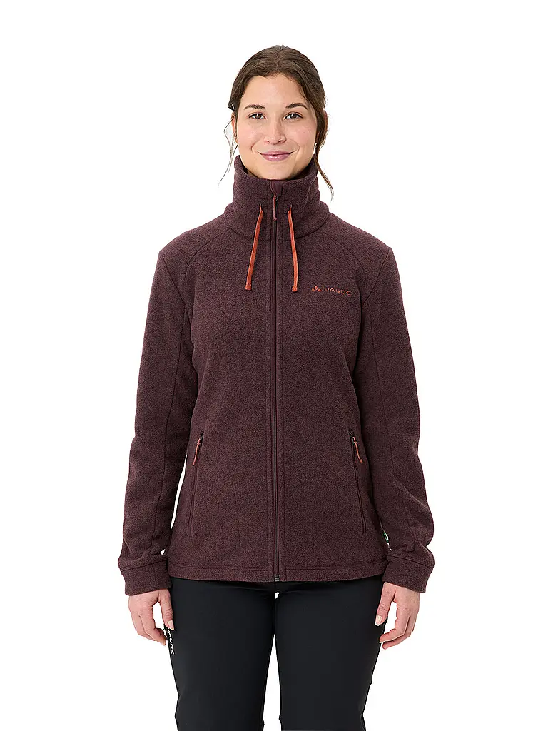 VAUDE | Damen Fleecejacke Skomer | dunkelrot
