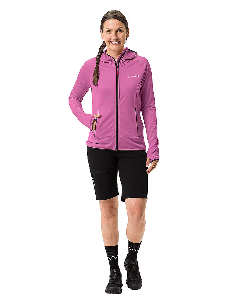 VAUDE | Damen Fleecejacke Tekoa Hoodie | pink