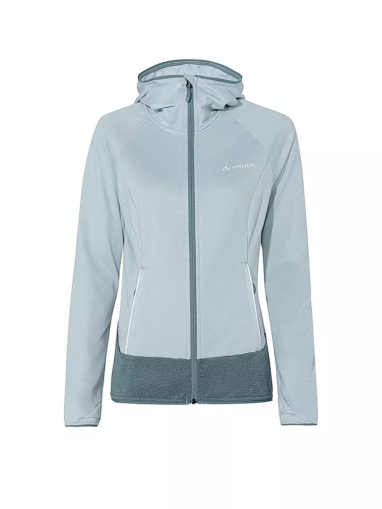 VAUDE | Damen Fleecejacke Tekoa II Hoodie | hellblau