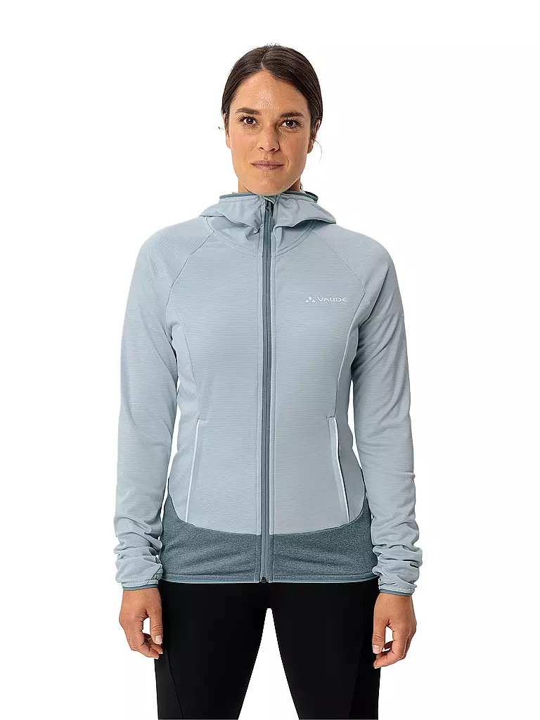 VAUDE | Damen Fleecejacke Tekoa II Hoodie | hellblau