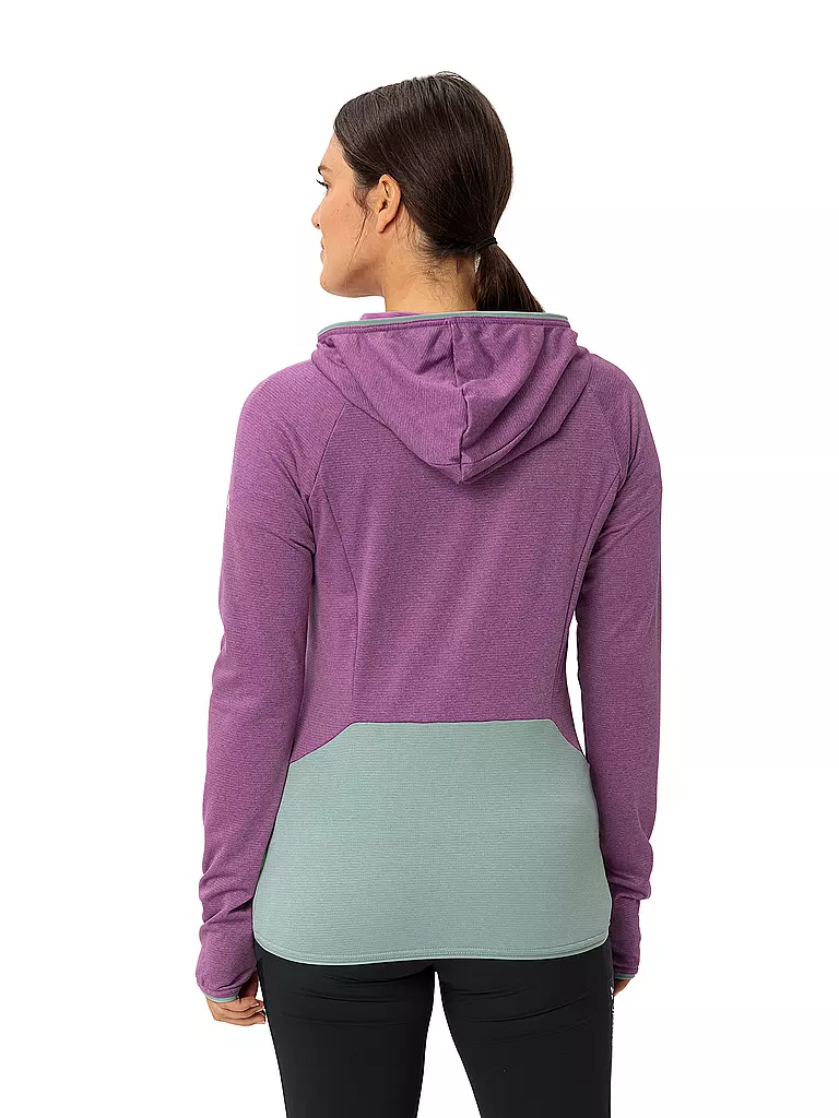 VAUDE | Damen Fleecejacke Tekoa II Hoodie | lila