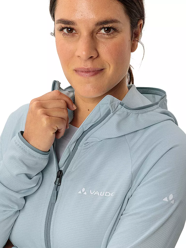 VAUDE | Damen Fleecejacke Tekoa II Hoodie | hellblau