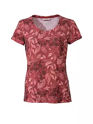 VAUDE | Damen Funktionsshirt Skomer Print | Dunkelrot