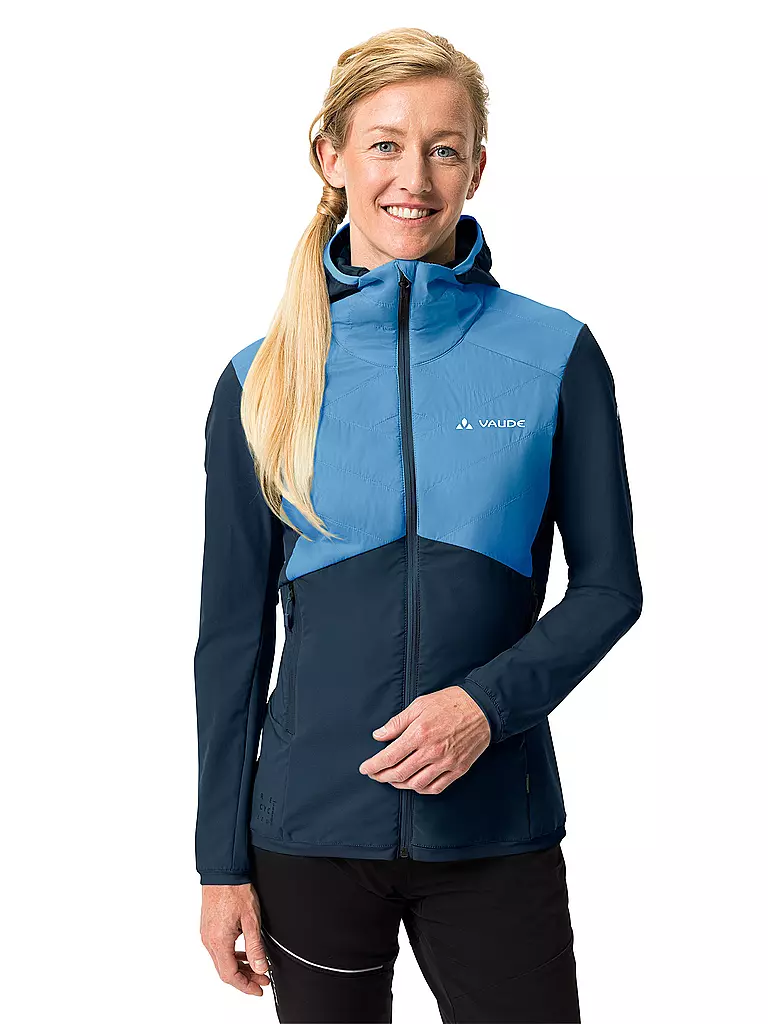 VAUDE | Damen Hybrid Softshelljacke Brenva  | dunkelblau