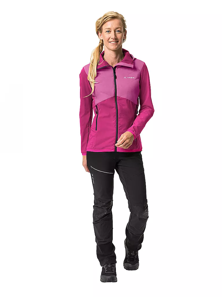 VAUDE | Damen Hybrid Softshelljacke Brenva | dunkelblau