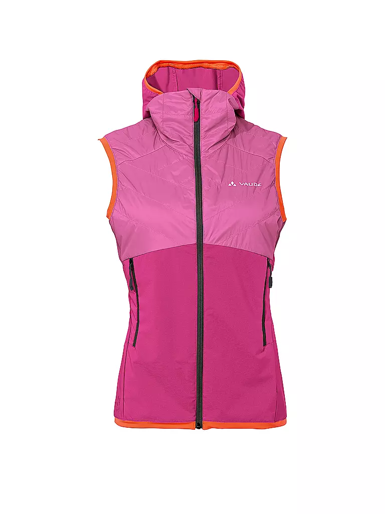 VAUDE | Damen Hybridweste Brenva Hoodie | pink