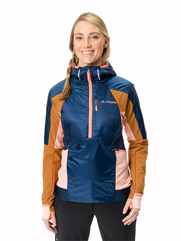 VAUDE | Damen Isojacke Larice Halfzip | dunkelblau