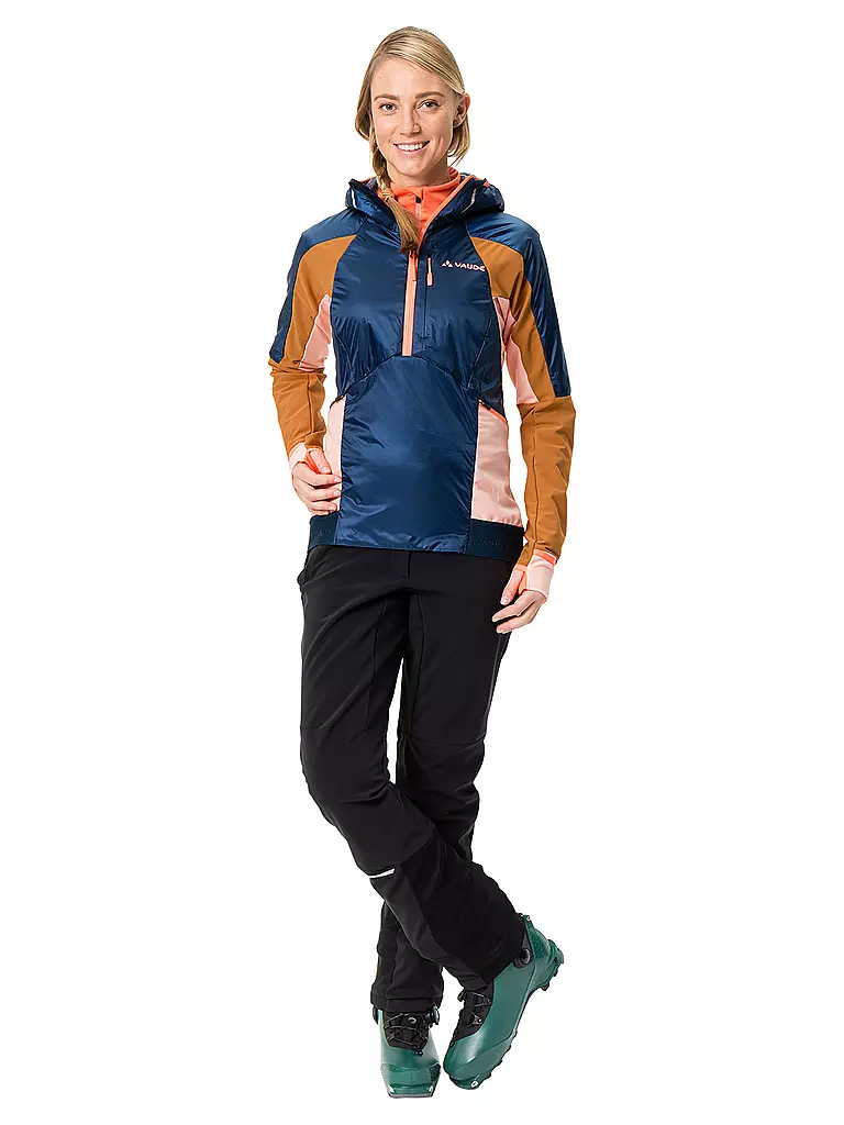 VAUDE | Damen Isojacke Larice Halfzip | dunkelblau