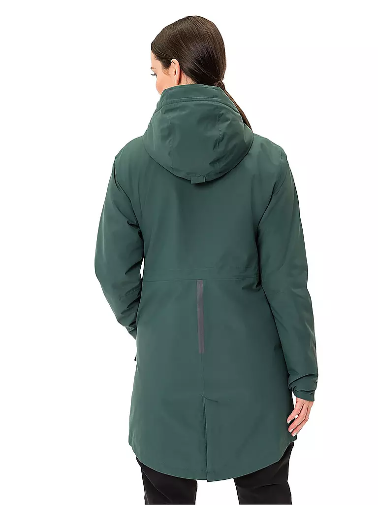 VAUDE | Damen Parka Cyclist Padded | dunkelgrün