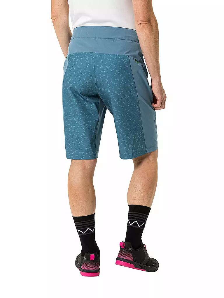 VAUDE | Damen Radshort Ledro Print | dunkelrot