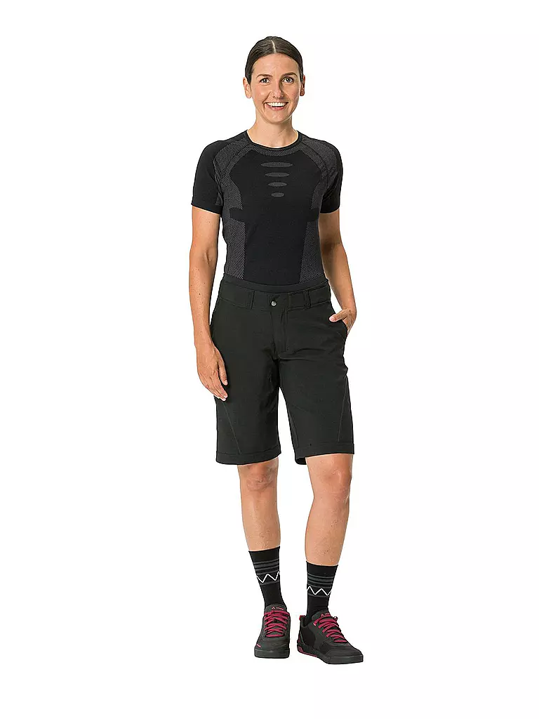 VAUDE | Damen Radshort Ledro | schwarz