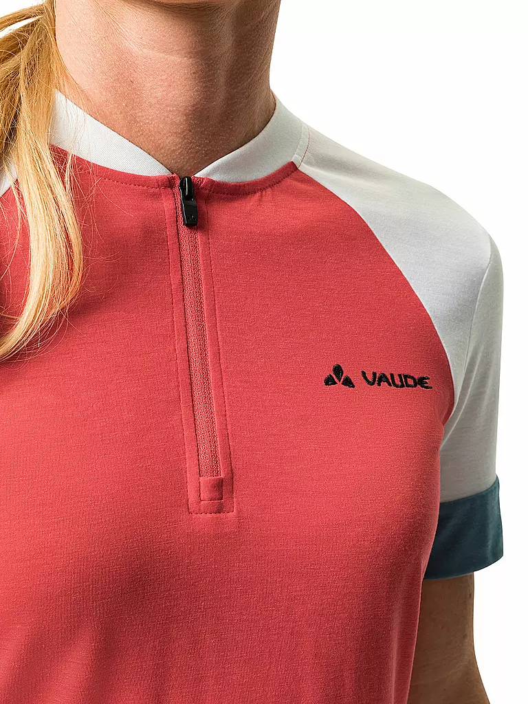 VAUDE | Damen Radtrikot Altissimo Q-Zip | koralle