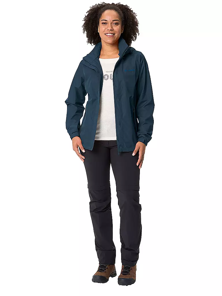 VAUDE | Damen Regenjacke Escape Light 2L Hoodie | blau
