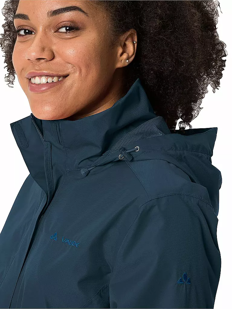 VAUDE | Damen Regenjacke Escape Light 2L Hoodie | dunkelblau