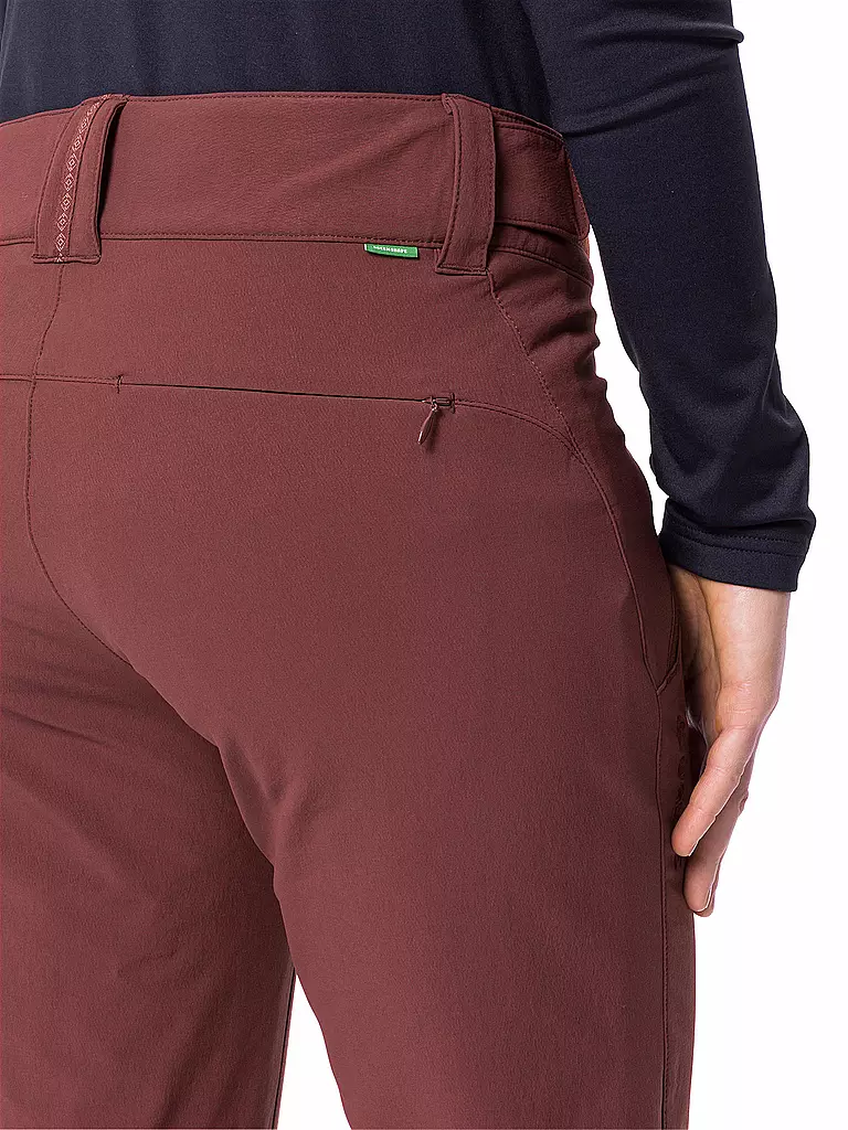 VAUDE | Damen Softshell Wanderhose Skomer | beere