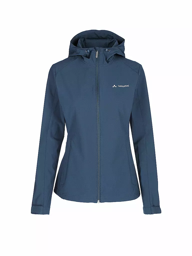 VAUDE | Damen Softshelljacke Stilaro Hoodie | blau