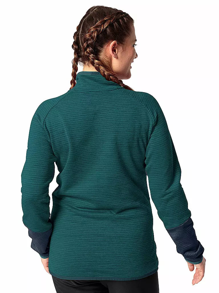 VAUDE | Damen Touren Zipshirt Larice Fleece | petrol