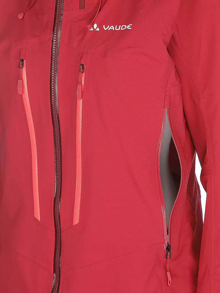 VAUDE | Damen Tourenjacke Monviso 3L | rot