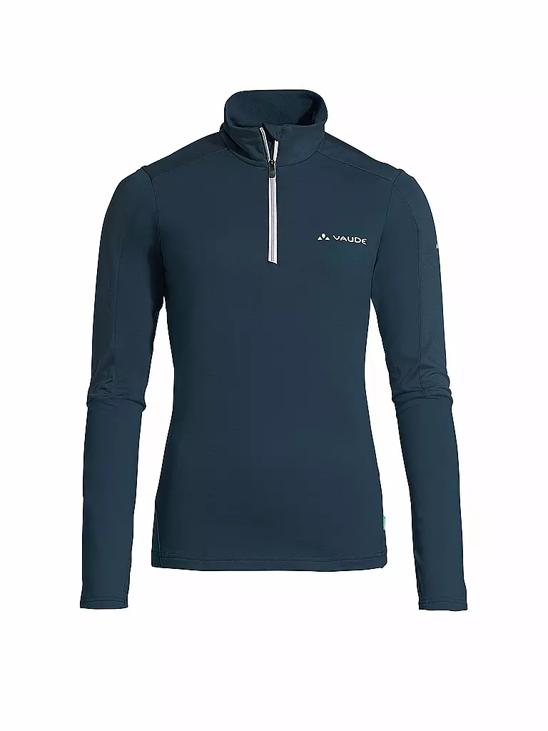 VAUDE | Damen Tourenshirt Livigno mit Zip | dunkelblau