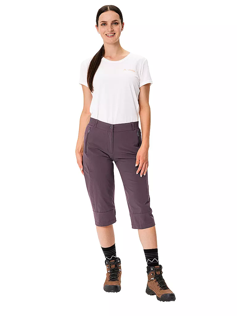 VAUDE | Damen Wandercapri Farley Stretch  | beere