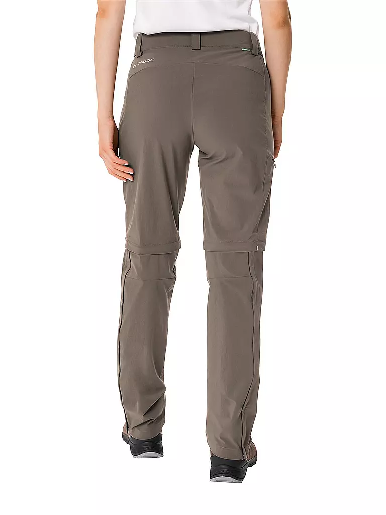 VAUDE | Damen Wanderhose  Farley Stretch ZipOff | braun