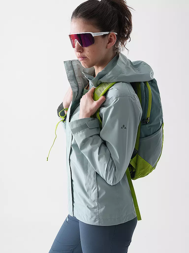 VAUDE | Damen Wanderjacke Amiata 2L Hoodie | hellgrün