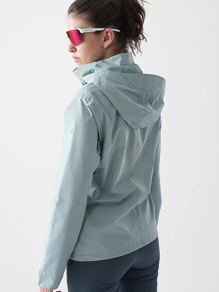 VAUDE | Damen Wanderjacke Amiata 2L Hoodie | hellgrün