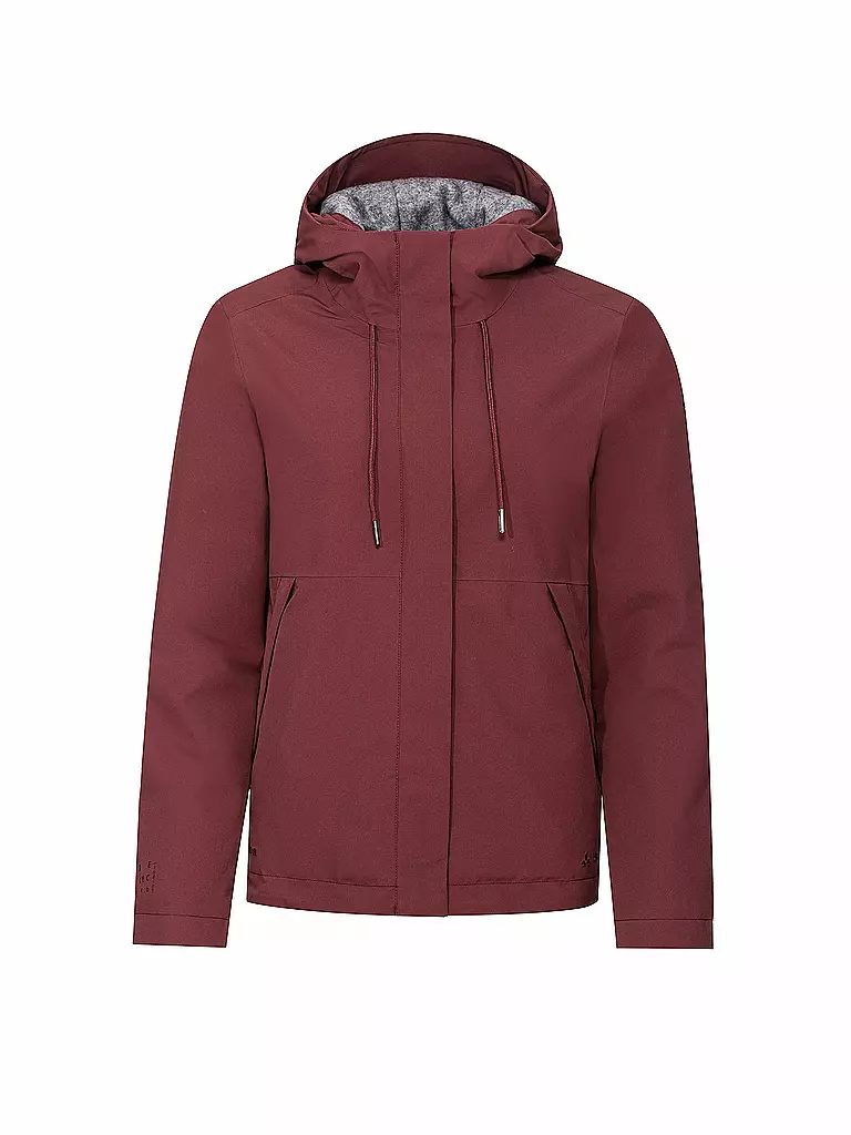 VAUDE | Damen Winterjacke Coreway 2L Hoodie | dunkelrot