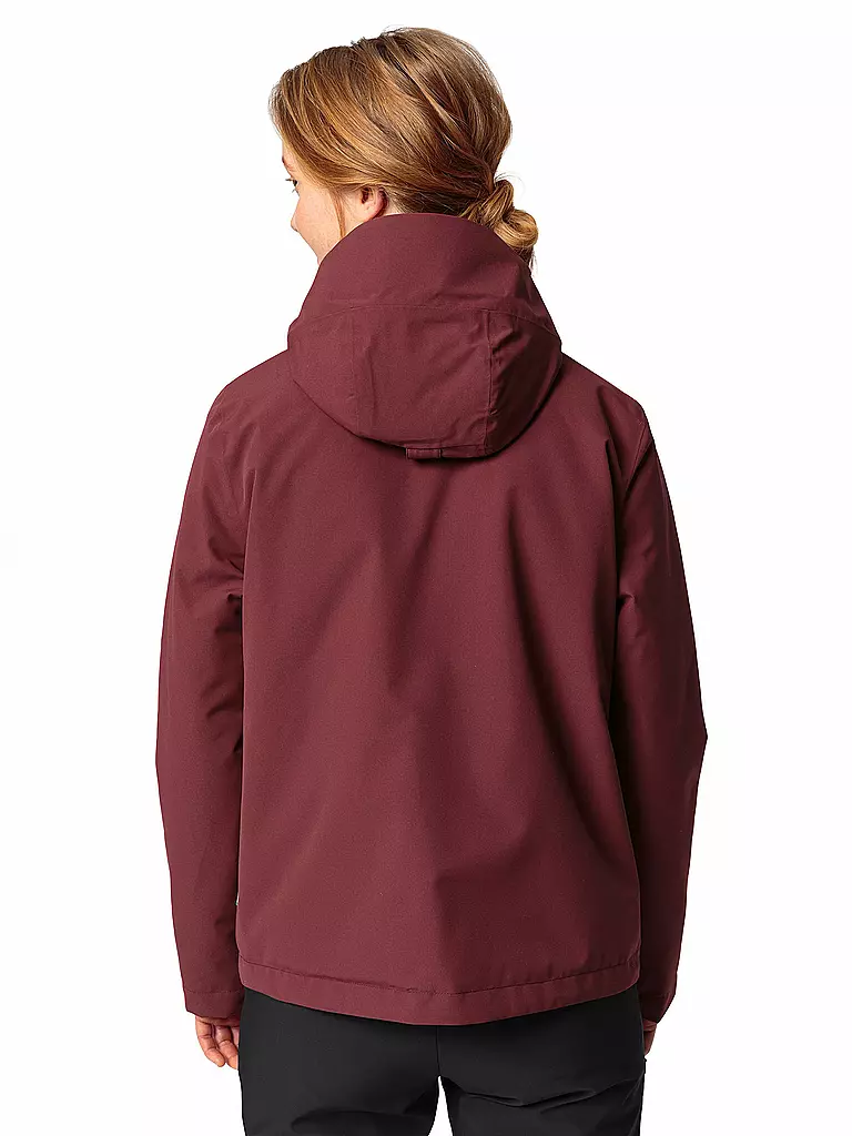 VAUDE | Damen Winterjacke Coreway 2L Hoodie | dunkelrot