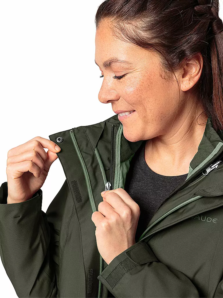 VAUDE | Damen Winterparka 3in1 Hoodie | olive