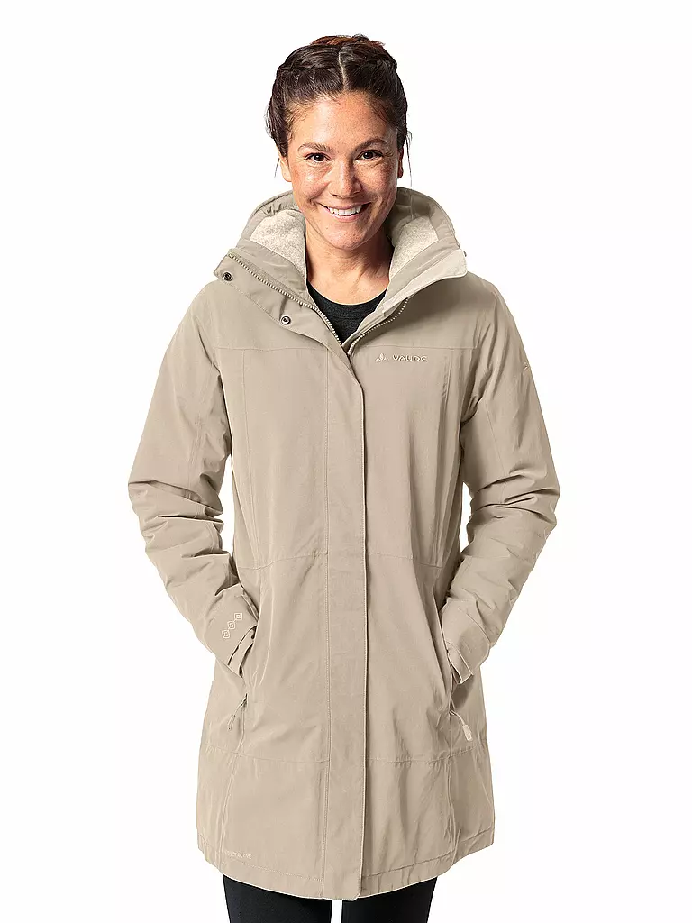 VAUDE | Damen Winterparka Skomer II Wool  | beige