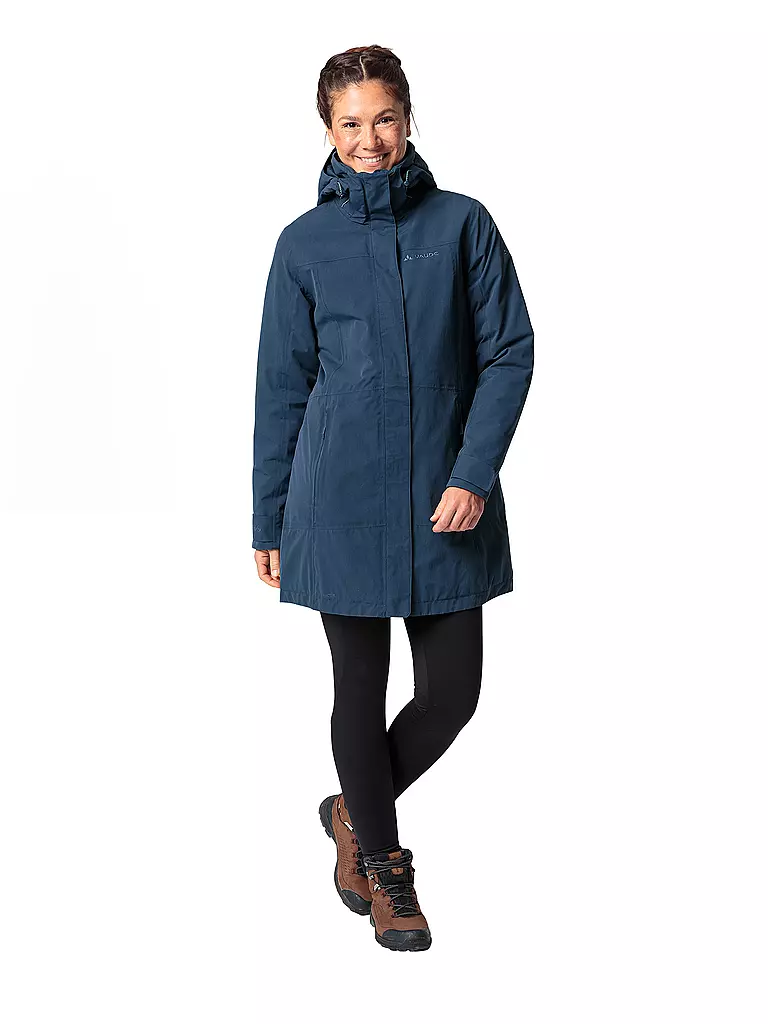 VAUDE | Damen Winterparka Skomer II Wool  | dunkelblau