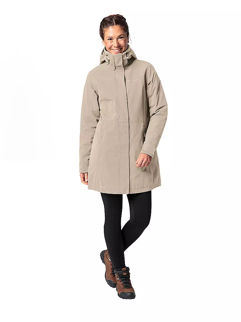 VAUDE | Damen Winterparka Skomer II Wool  | beige