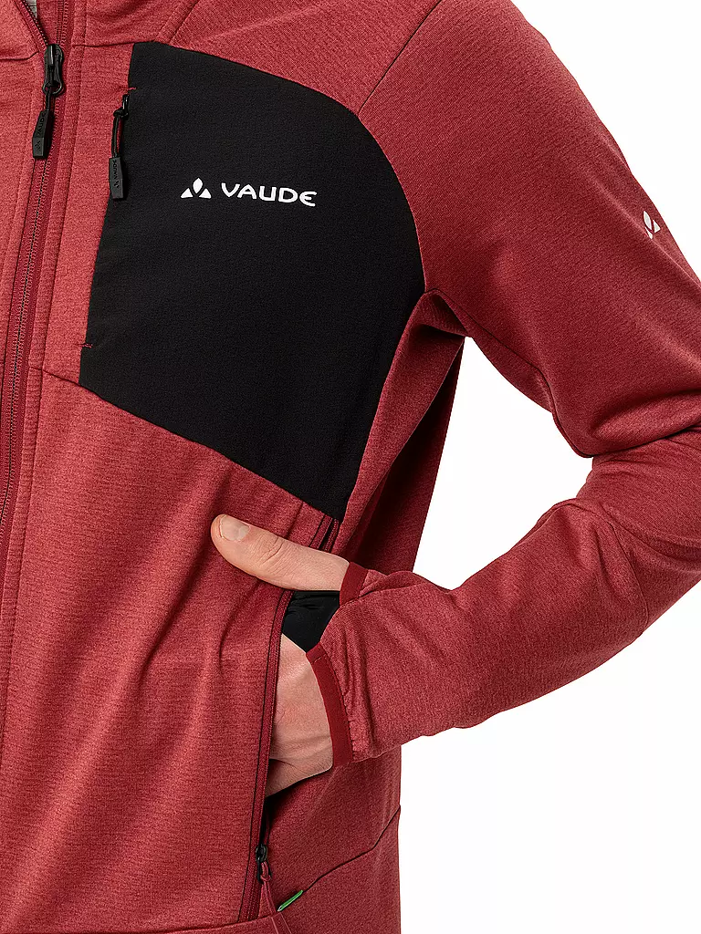 VAUDE | Herren Fleecejacke Monviso | dunkelrot