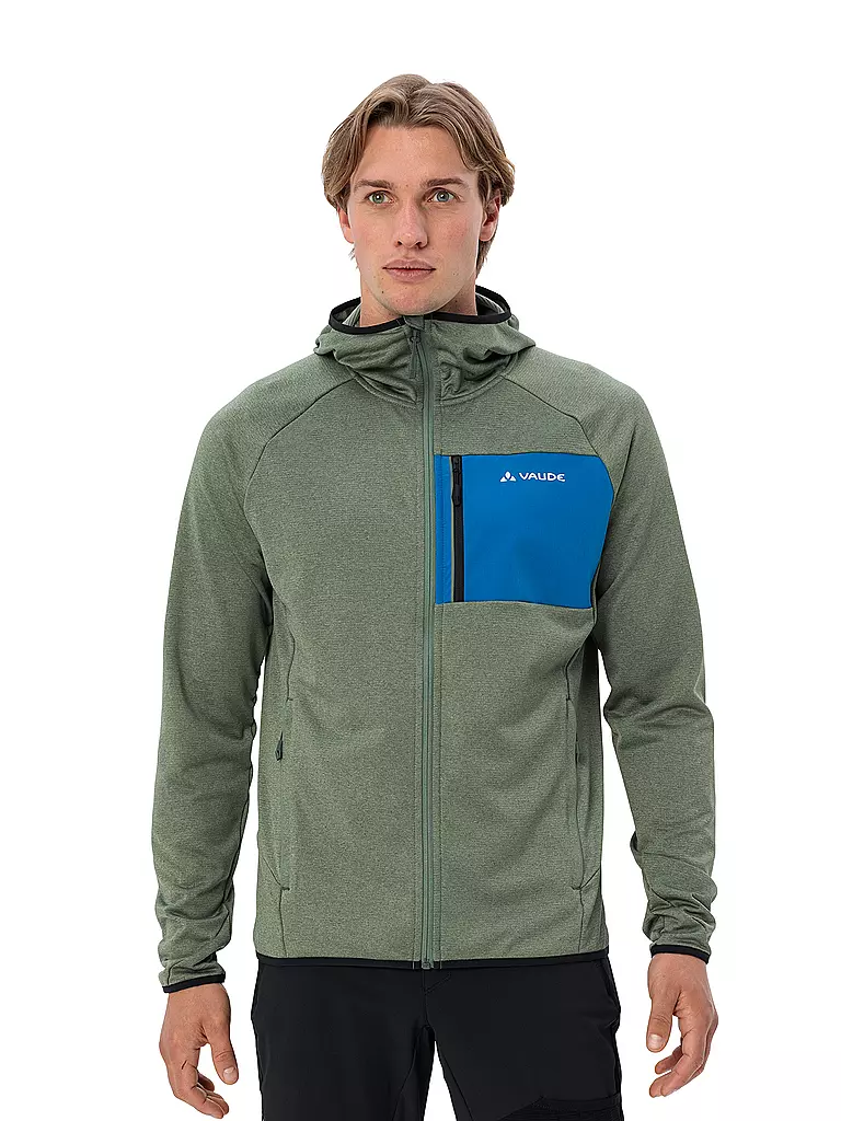 VAUDE | Herren Fleecejacke Tekoa Hoodie | olive
