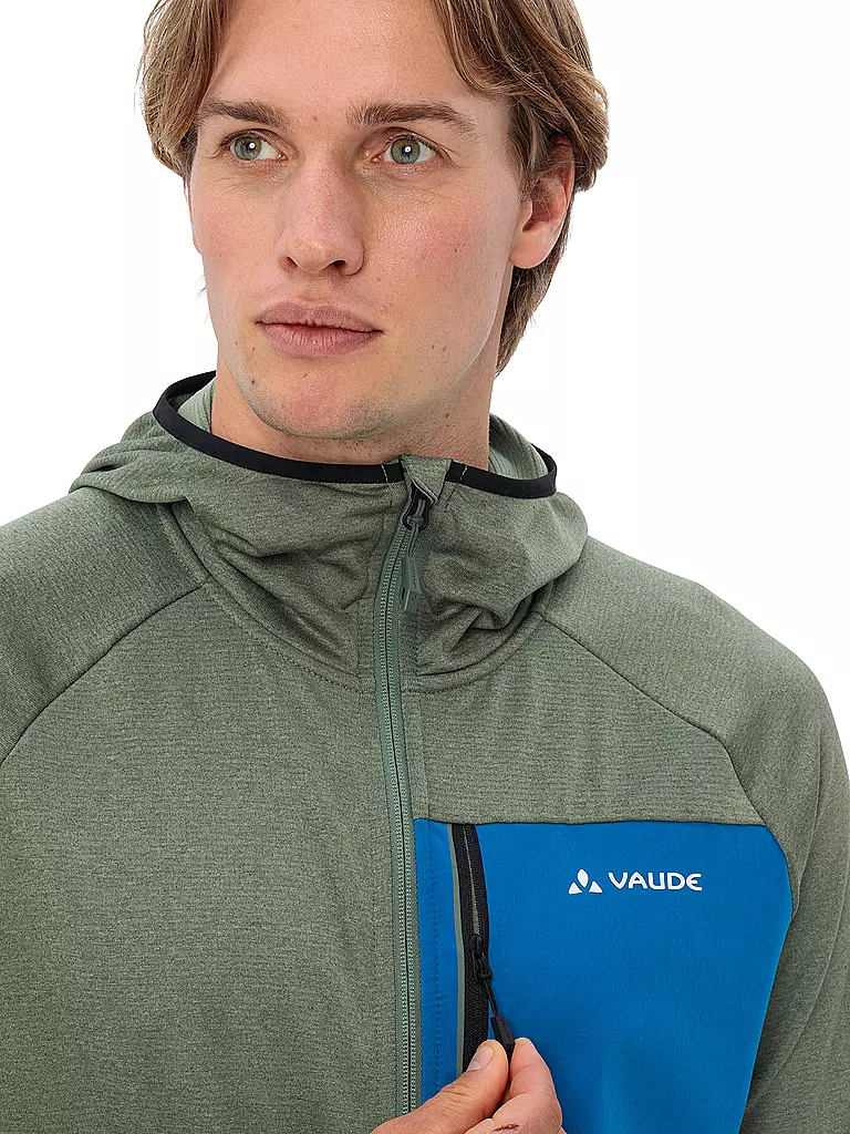 VAUDE | Herren Fleecejacke Tekoa Hoodie | olive