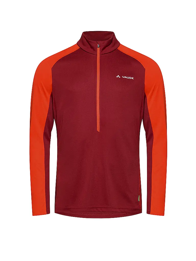 VAUDE | Herren Funktions Zipshirt Larice Light Shirt II | dunkelrot