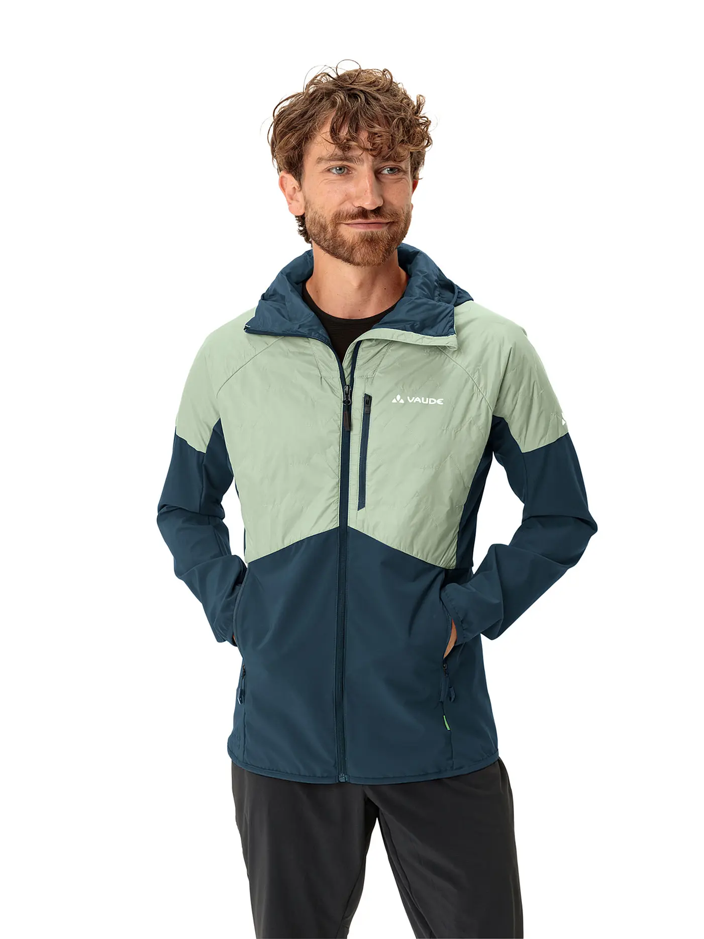 VAUDE | Herren Hybridjacke Brenva Hoodie | petrol