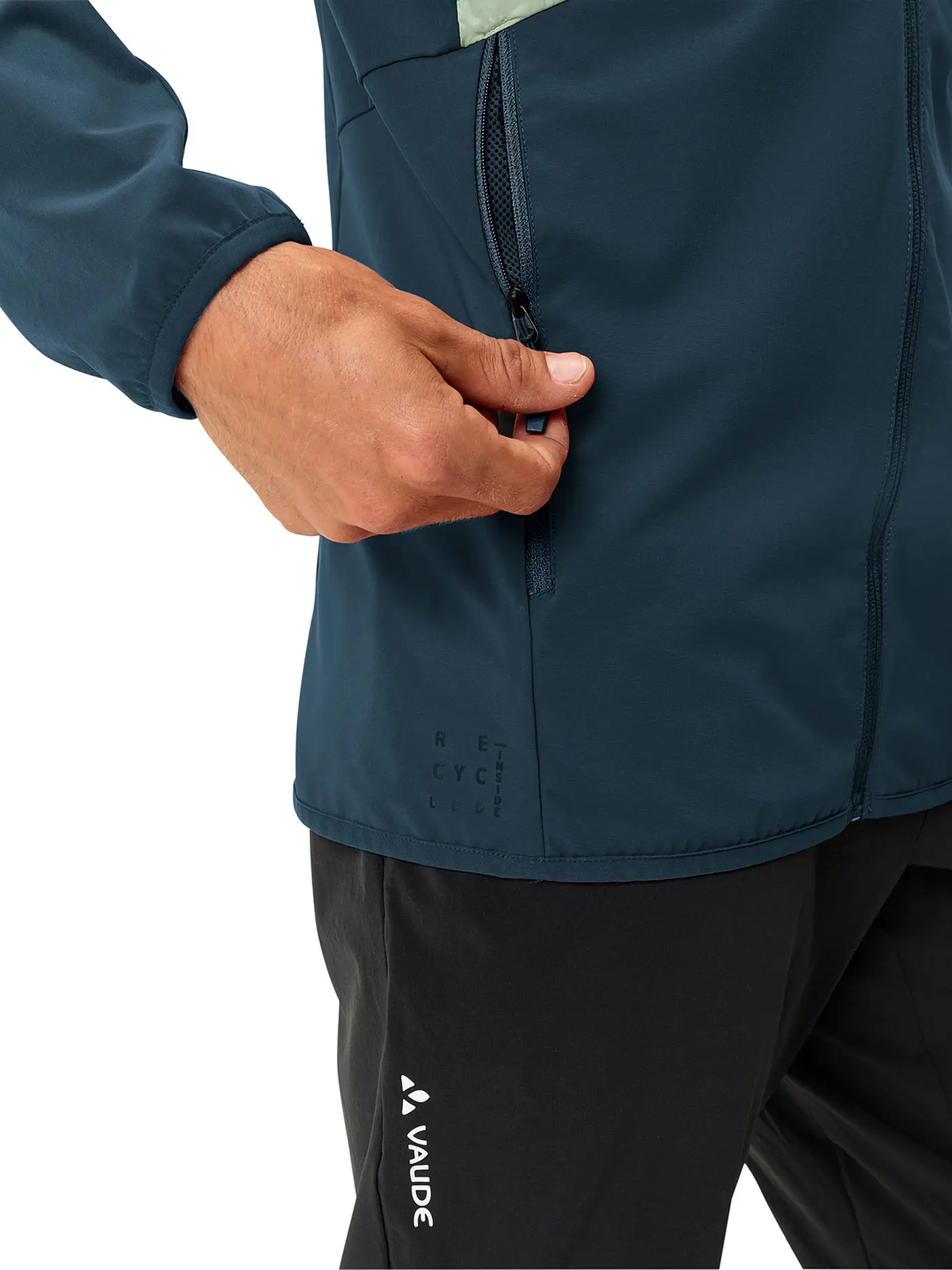 VAUDE | Herren Hybridjacke Brenva Hoodie | petrol