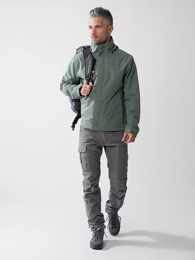 VAUDE | Herren Regenjacke Escape Light | dunkelgrün
