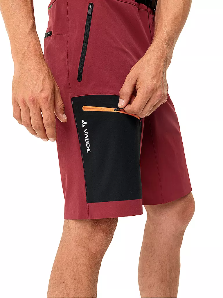 VAUDE | Herren Short Badile | dunkelrot