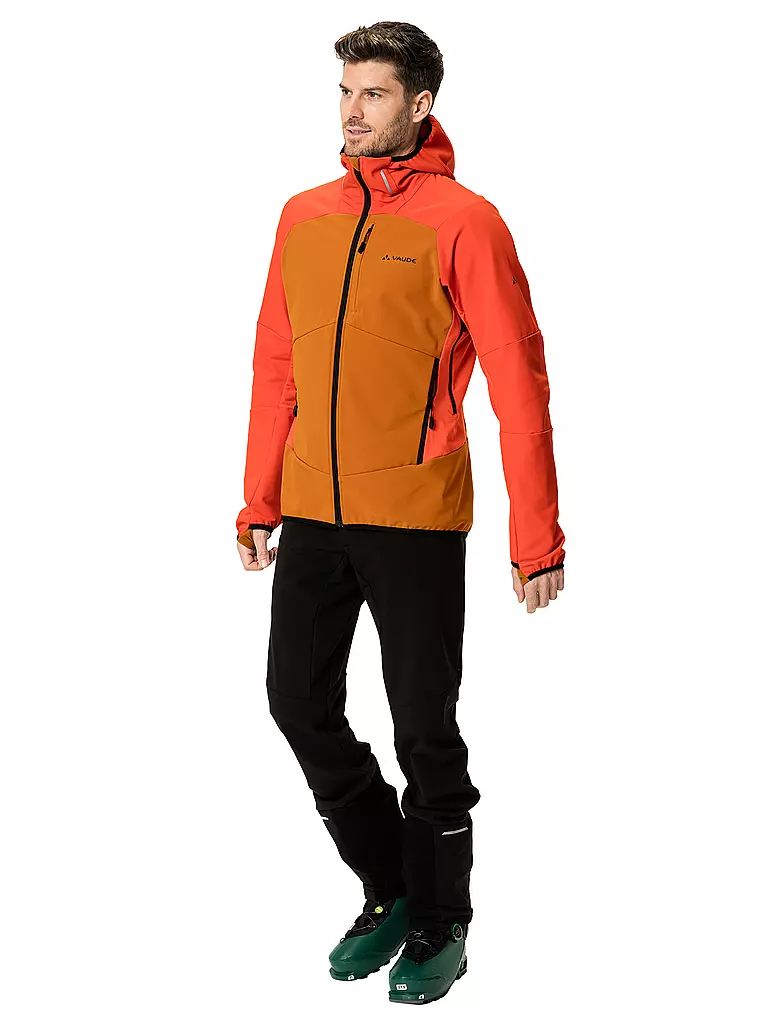 VAUDE | Herren Softshelljacke Larice Hoodie | rot